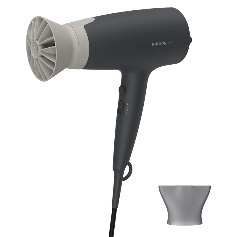 Philips Asciugacapelli Serie 3000 BHD351/10 2100W 6 Impostazioni Ionic Care Grigio