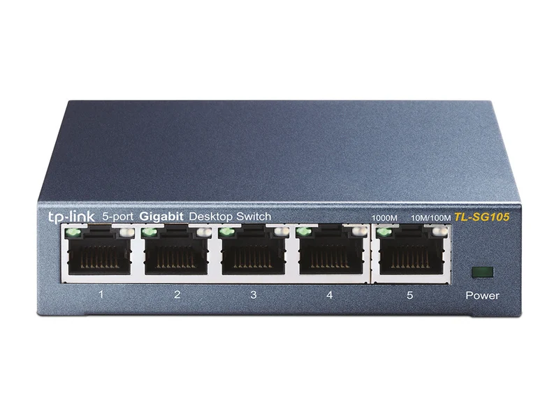 TP-Link TL-SG105 Switch Ethernet Gigabit 5 porte Non gestito Nero
