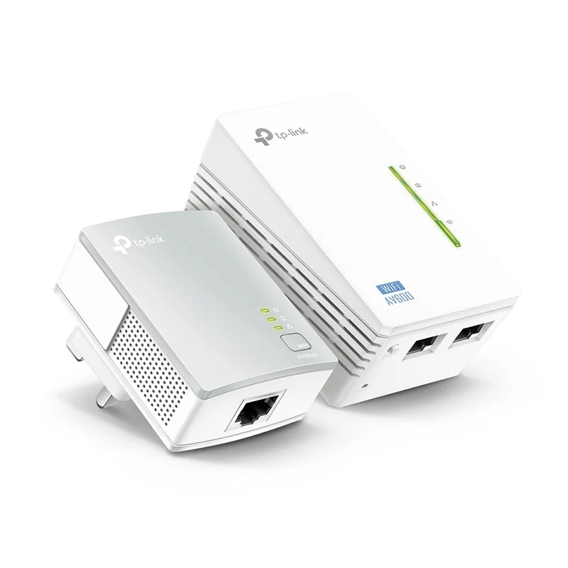 TP-Link TL-WPA4220 Kit PowerLine Wi-Fi 600Mbps 3 Porte Ethernet Bianco HomePlug AV