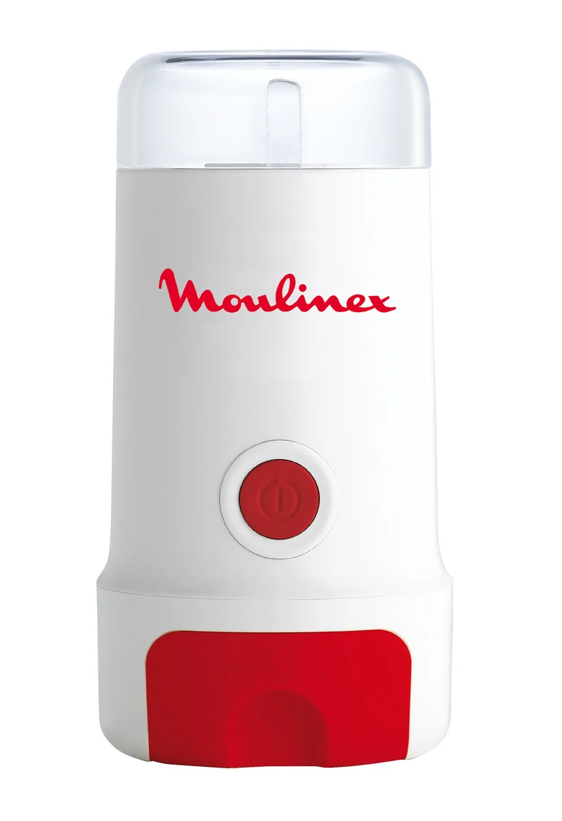 Moulinex Macinacaffè MC3001 Bianco Acciaio Inox 180W Controllo Aroma Macinatura Multipla