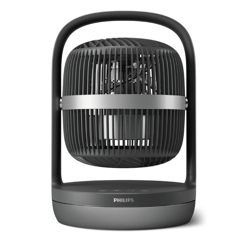 Philips Ventilatore da Tavolo Serie 3000 22cm 3 Velocità Grafite Silenzioso