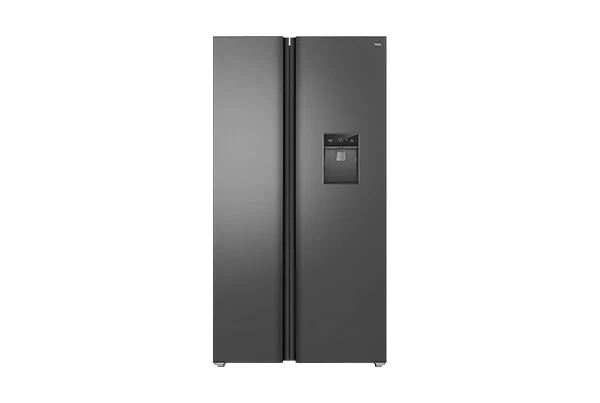 TCL RP631SSE0 Frigorifero Side-by-Side 631L NoFrost Argento Classe E Dispenser Acqua