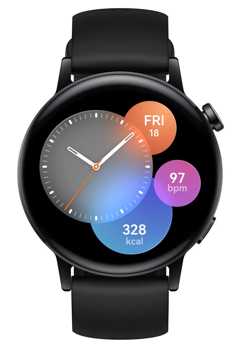 Huawei WATCH GT 3 Smartwatch 42mm Nero Unisex GPS AMOLED 1.32" HarmonyOS 5 ATM