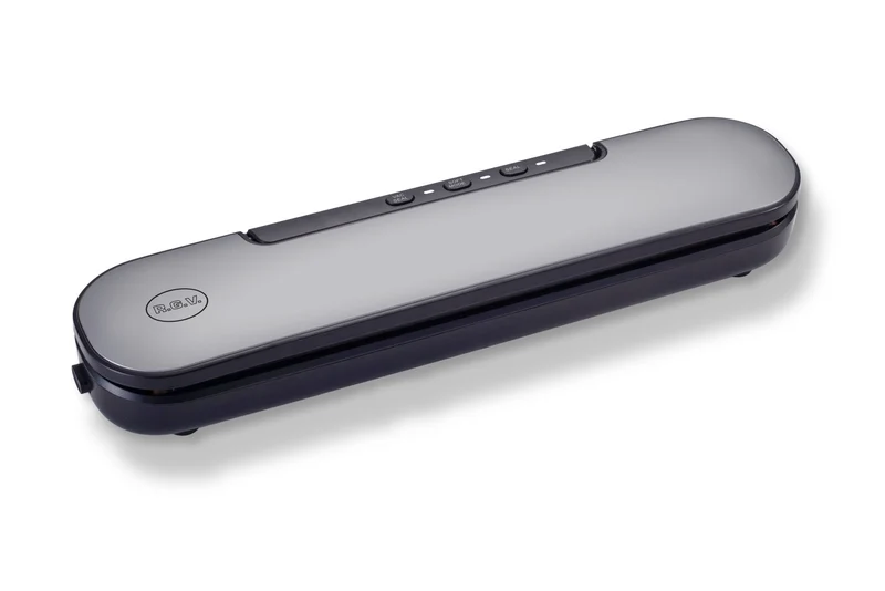 RGV Macchina Sottovuoto Fresh Quality Magnet 600 mbar 30 cm Nero e Grigio