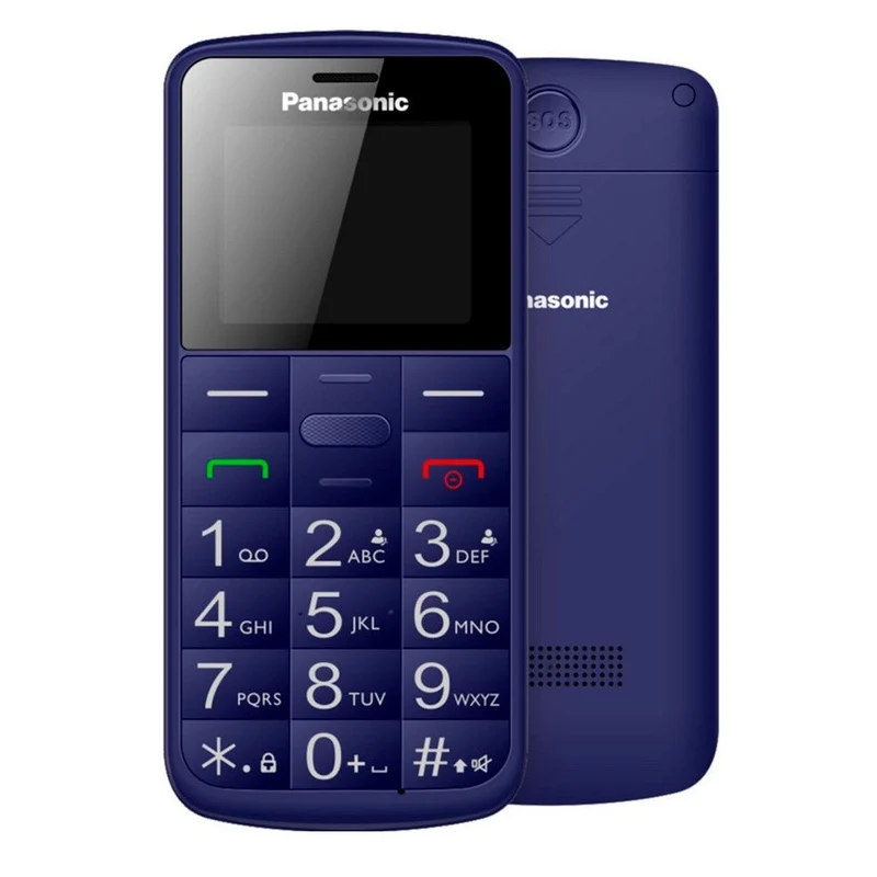 Panasonic KX-TU110EX Telefono Cellulare Doppia SIM Display 1.77" Blu