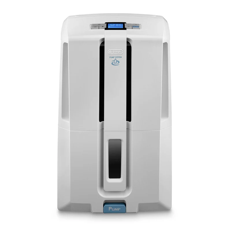 De'Longhi Deumidificatore DD230P 7L 30L/24h Grigio per Ambienti fino a 180m³