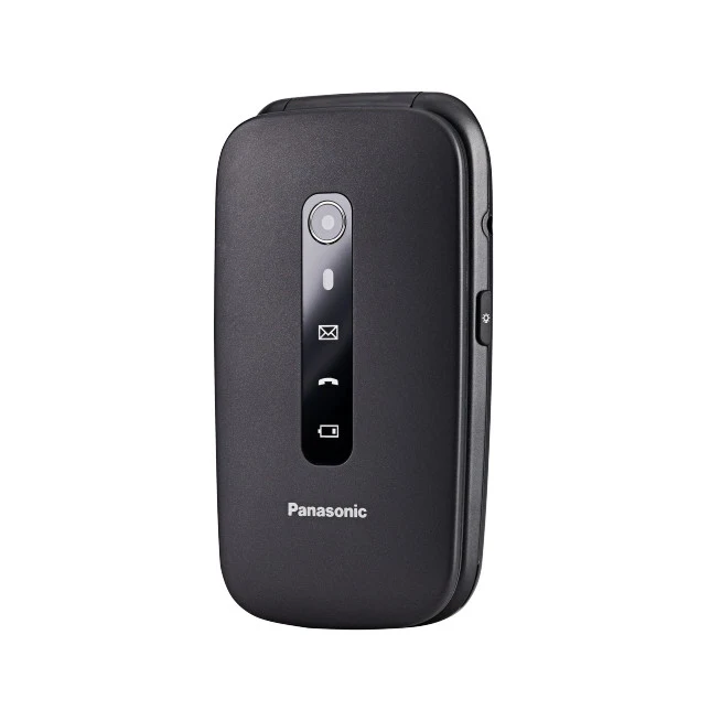 Panasonic KX-TU550 Telefono Cellulare Clamshell 4G Nero con Bluetooth 5.0