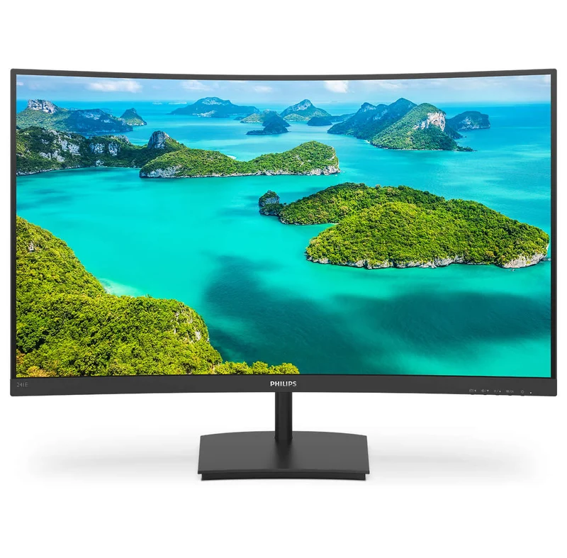 Philips E Line 241E1SC00 Monitor Curvo 23.6" Full HD LED Nero 75Hz VA