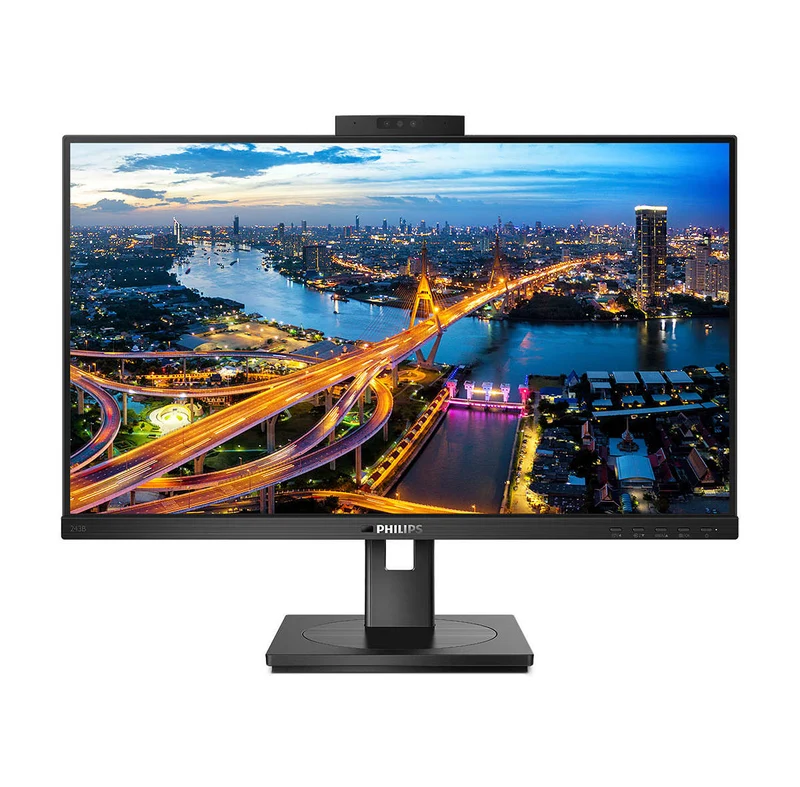 Philips Monitor PC 243B1JH00 23.8" IPS FullHD 75Hz USB-C Webcam integrata