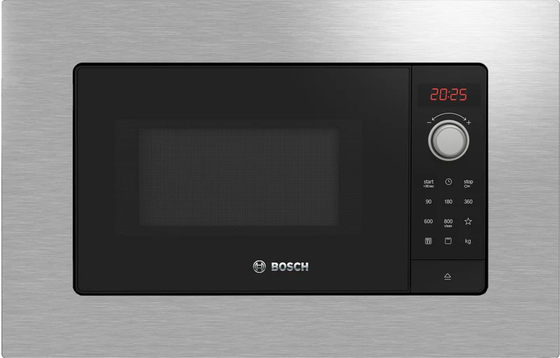 Bosch Serie 2 BEL623MS3 Microonde da Incasso con Grill 20L 800W Acciaio Inox