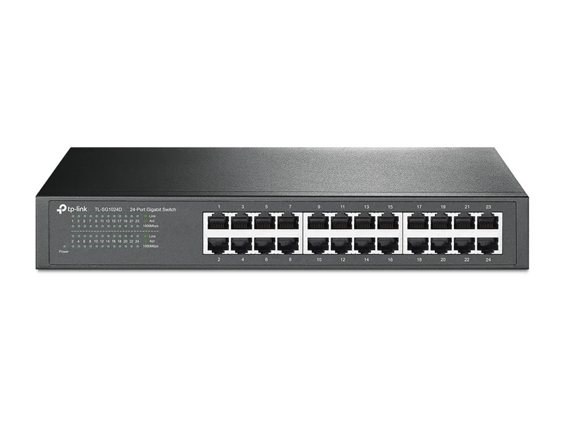 TP-Link Switch di Rete 24 Porte Gigabit Ethernet Non Gestito Desktop/Rackmount