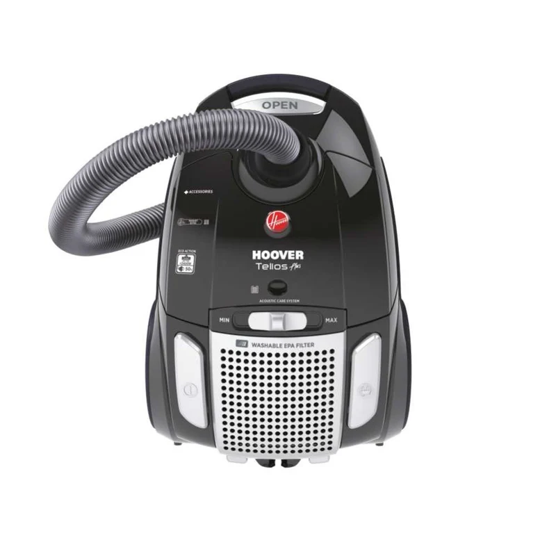 Hoover TE76PAR 011 Aspirapolvere a Cilindro 700W Nero con Sacchetto 3,5L Filtro EPA