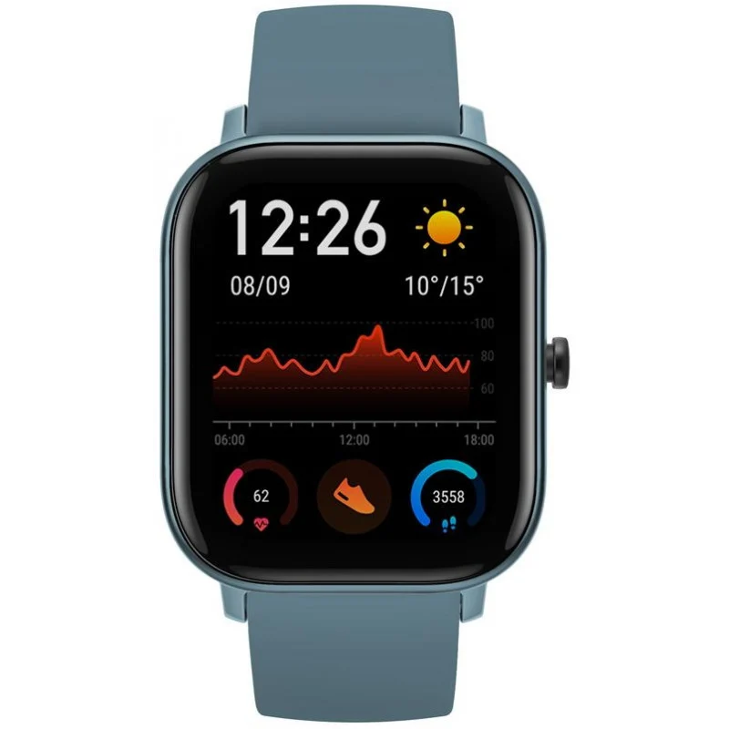 Xiaomi Amazfit GTS 4 Smartwatch Blu AMOLED 1.65" GPS Cardio Impermeabile 50m