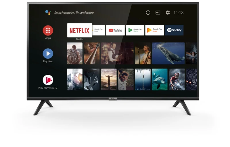 TCL 32ES560 Smart TV 32" HD Android TV 9.0 Wi-Fi Bluetooth Nero
