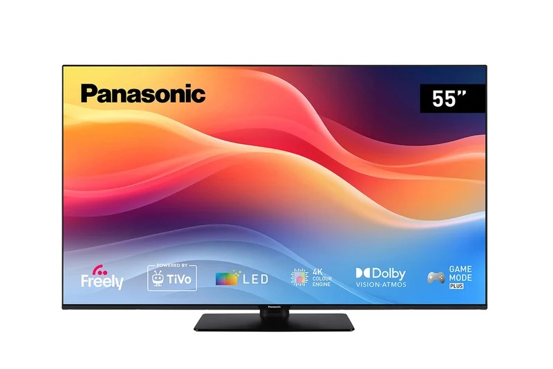 Panasonic TV LED 55" 4K Ultra HD Smart TV TiVo OS HDR Dolby Atmos Nero