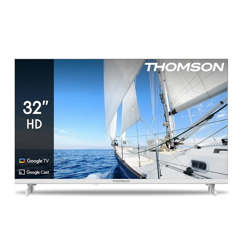 Thomson Tv Led 32 pollici HD Smart Google Tv Bianco 32HG2S15W