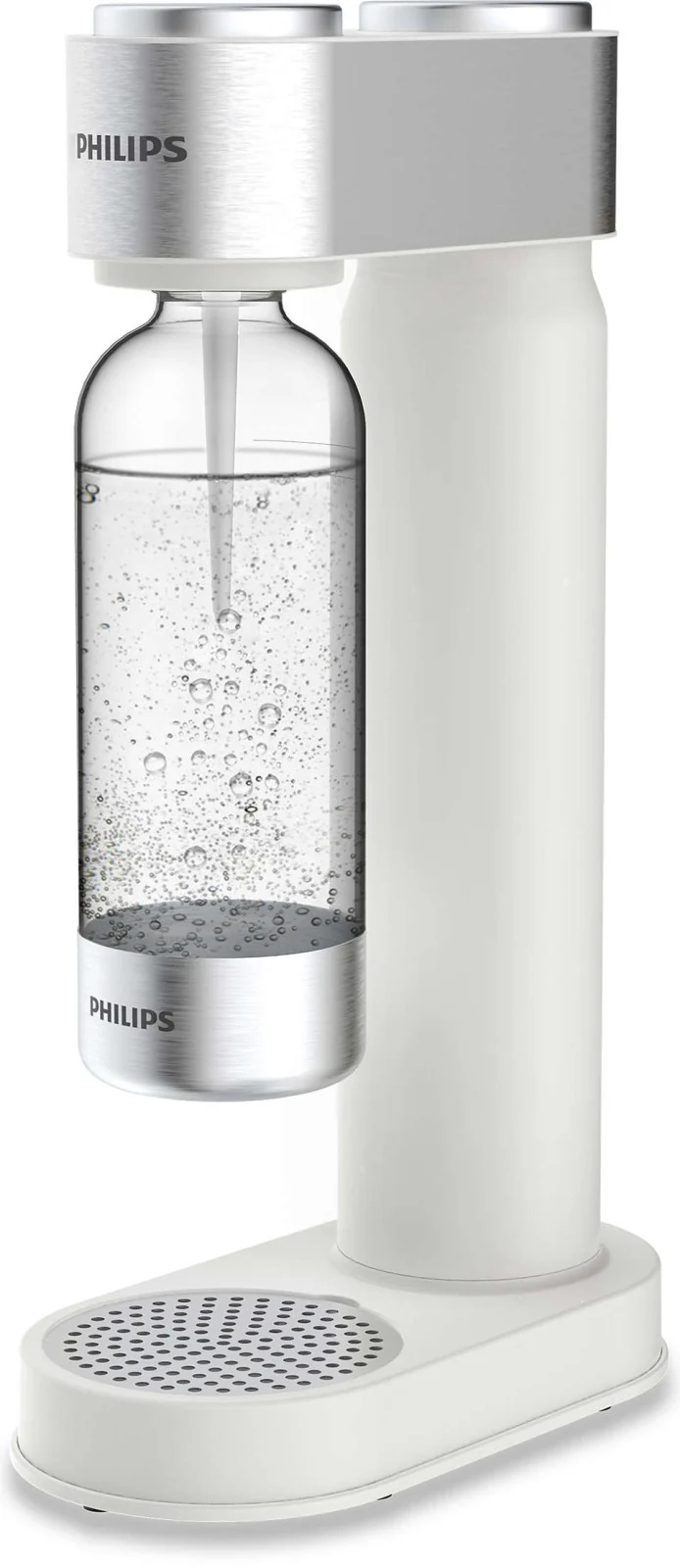Philips GoZero ADD4902WH/10 Gasatore Acqua Frizzante con Bombola CO2 e Bottiglia PET