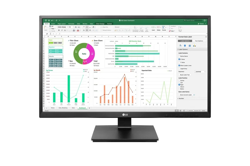 LG Monitor PC 23.8" 24BN55YP-B FullHD IPS 5ms Nero