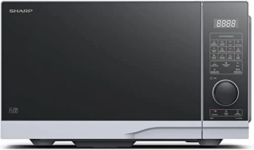 Sharp Forno a Microonde Digitale YC-PC254AE-S 32L con Grill 900W Argento/Nero