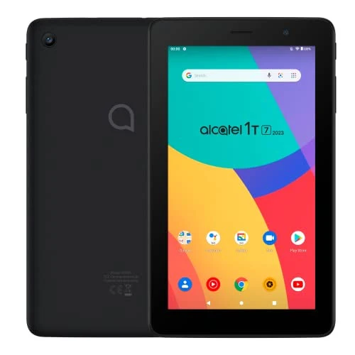 Alcatel 1T 7 Tablet 7" 2GB RAM 32GB Android 12 Go WiFi Quadcore Nero (2023)