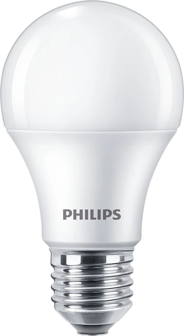 Philips Lampadina LED E27 75W equivalente Bianco caldo 2700K Set 4 pezzi A60