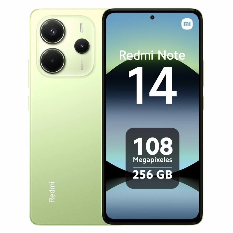Xiaomi Redmi Note 14 8GB 256GB 108MP 6.67" AMOLED 120Hz Verde Lime