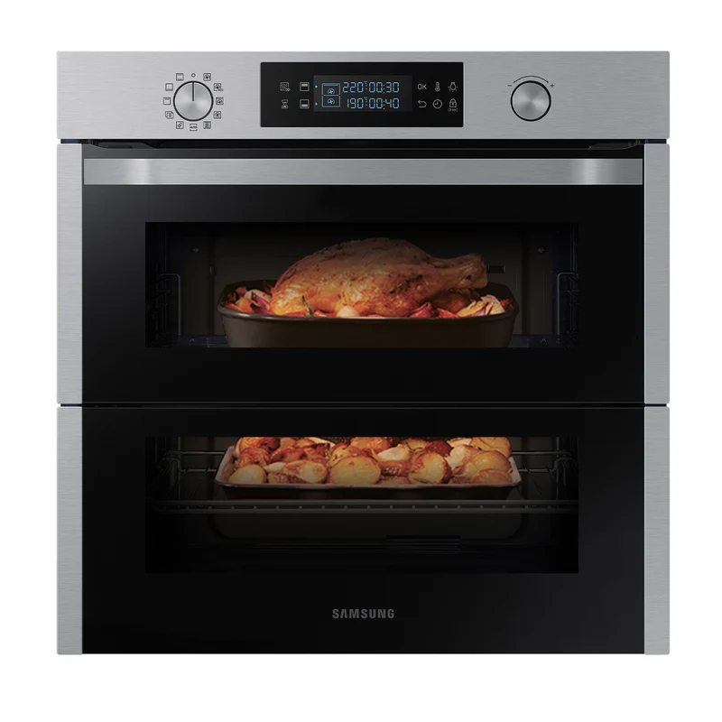 Samsung NV75N5671RS Forno da Incasso Elettrico 75L DualCook Nero e Acciaio Inox