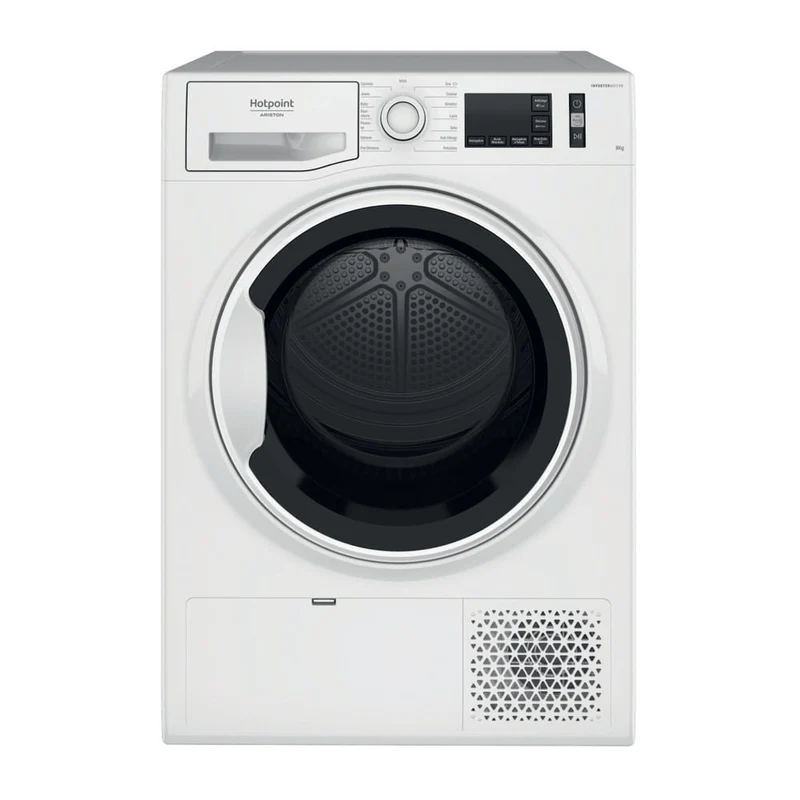 Hotpoint Asciugatrice NTDG83 WK IT 8kg A+++ Pompa di Calore Caricamento Frontale Bianco