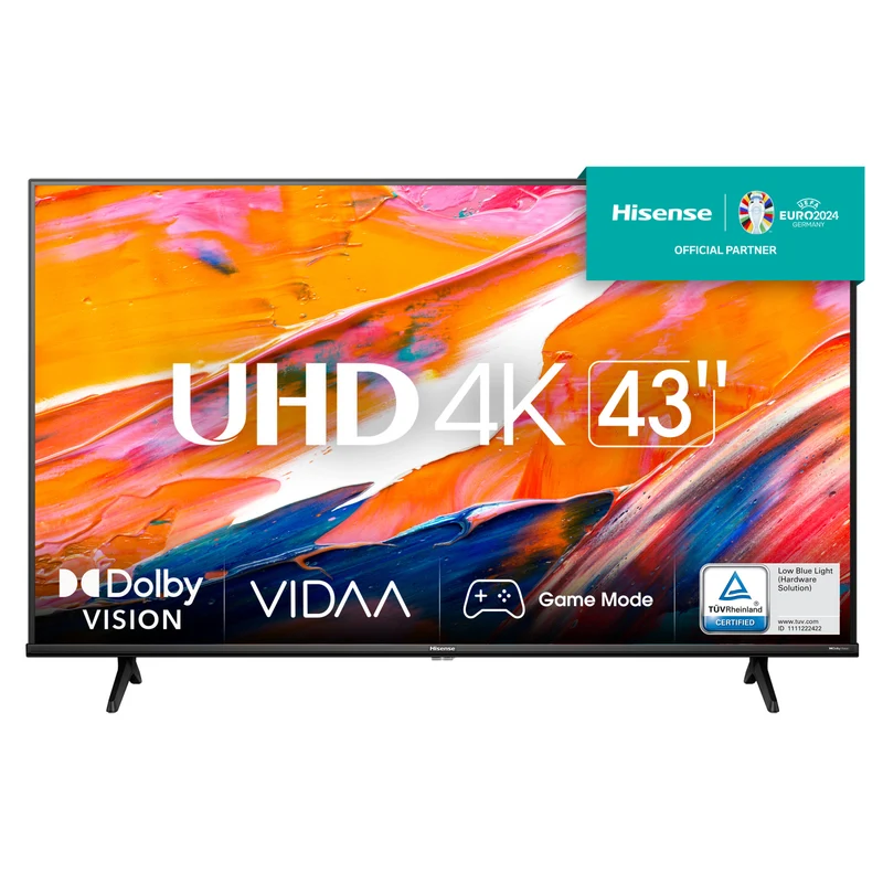 Hisense Smart TV LED 4K 43" A6K - WiFi, HDR, Dolby Vision - Televisore Ultra HD