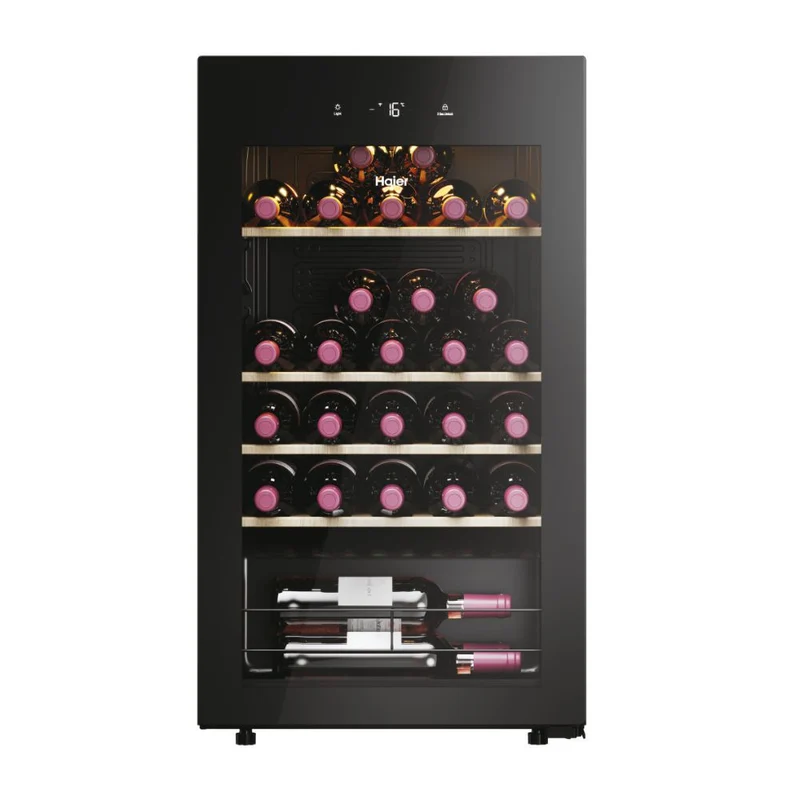 Haier Wine Bank 50 Serie 3 HWS34GGH1 Cantinetta vino 34 bottiglie Nero Wi-Fi