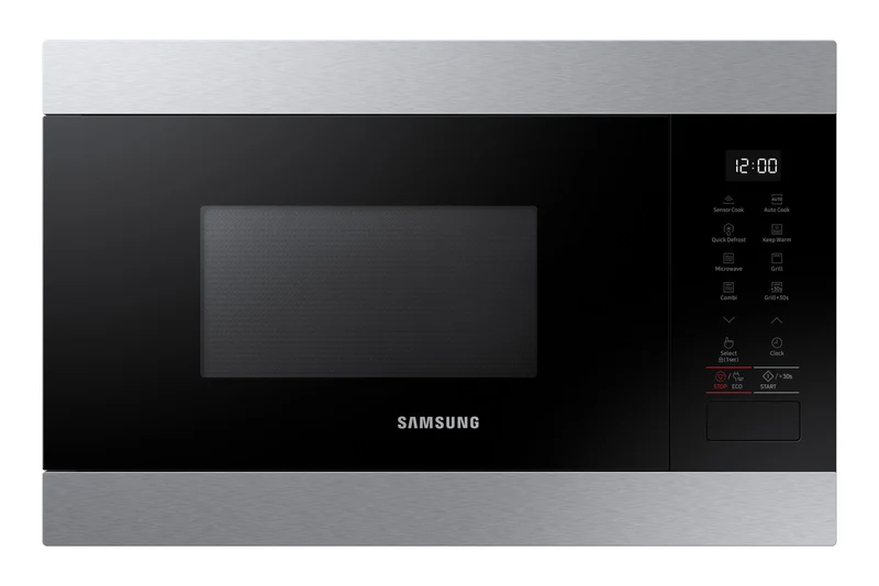 Samsung MG22M8274CT Forno Microonde Grill da Incasso 22L Nero e Acciaio Inox