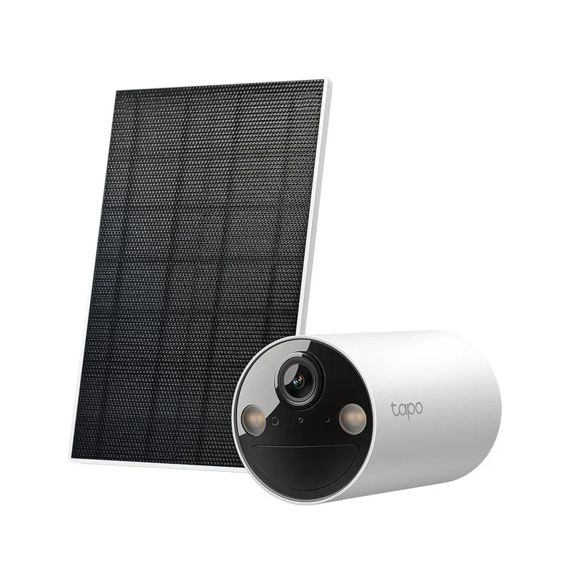 TP-Link TC82 KIT Telecamera IP 3MP Wireless Interno/Esterno Bianca Batteria/Solare