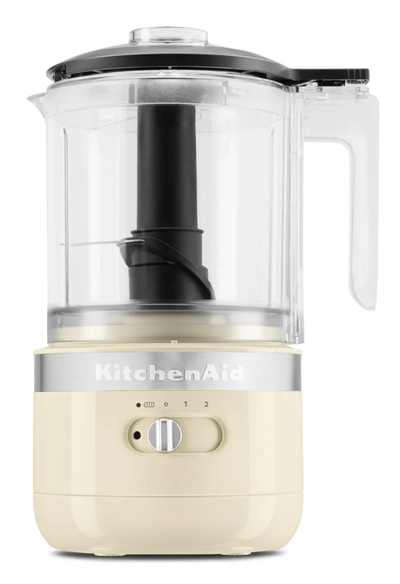KitchenAid Tritaverdure Elettrico 5KFCB519EAC 1,18L Batteria Ioni Litio Crema