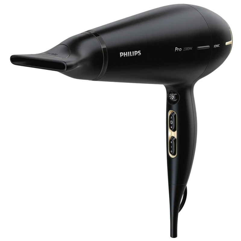 Philips Prestige Pro HPS92000 Asciugacapelli 2300W Nero e Oro 6 Velocità Ionico