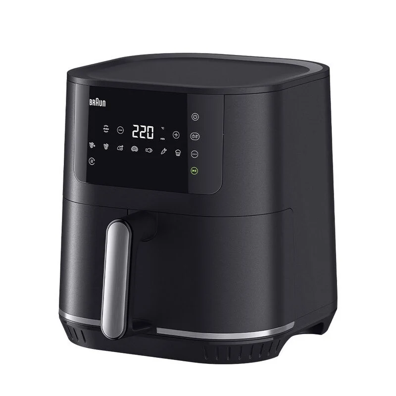 Braun HF5030 Friggitrice ad aria calda 6L 1700W 8 programmi Touch LCD Nero