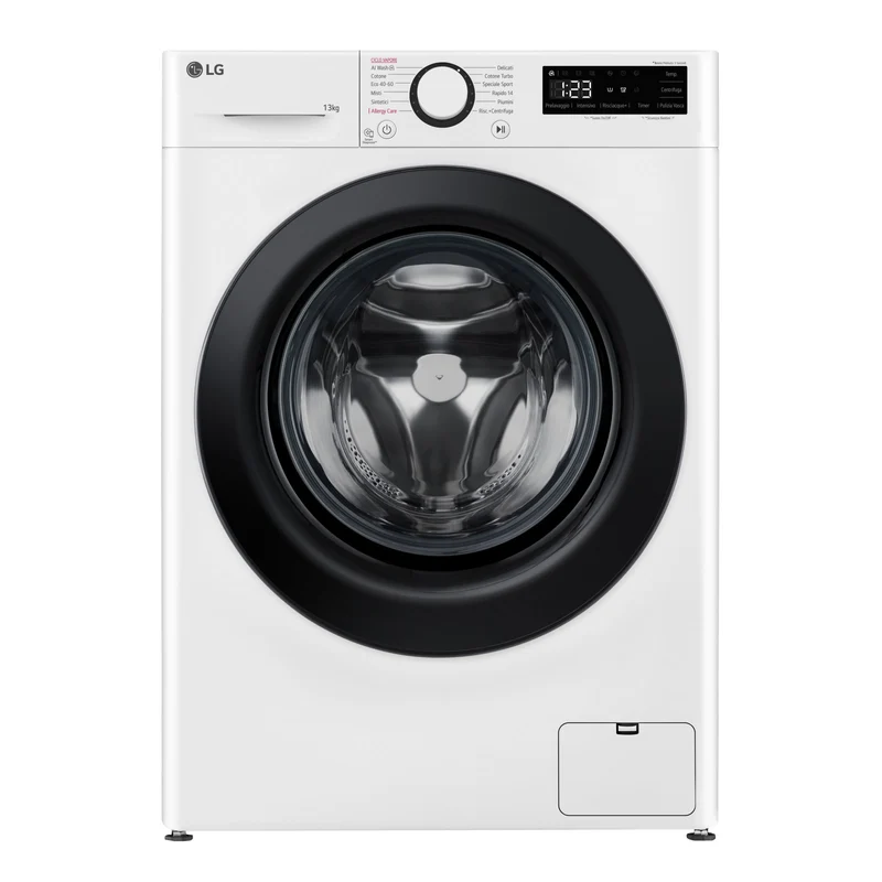 LG F4R3013NSWB Lavatrice 13 kg Classe A 1400 giri/min AI DD Bianco
