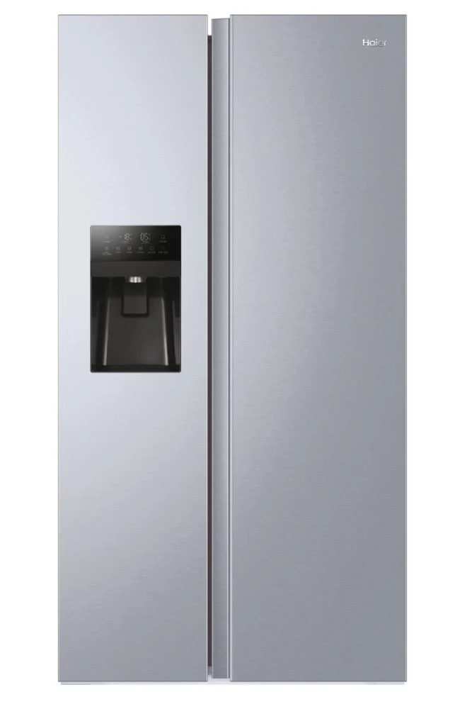 Haier Frigorifero Side by Side Serie 3 515L No Frost Libera installazione Argento LED