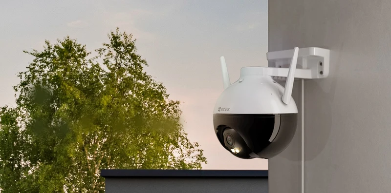 EZVIZ C8C Telecamera WiFi Motorizzata Esterno 360° 1080p IP65 Visione Notturna