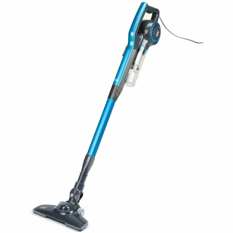 BLACK+DECKER Scopa Elettrica 3 in 1 BXVMS600E Ciclonico 600W Grigio con Filtro EPA
