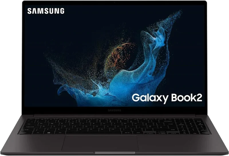 Samsung Galaxy Book2 Laptop Ultrafino 15.6" FHD Intel Core i5 12a gen 16GB RAM 512GB SSD