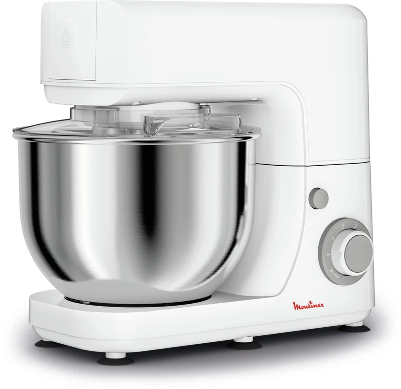 Moulinex Robot da Cucina Masterchef Essential QA1501 4,8L 800W Bianco e Grigio
