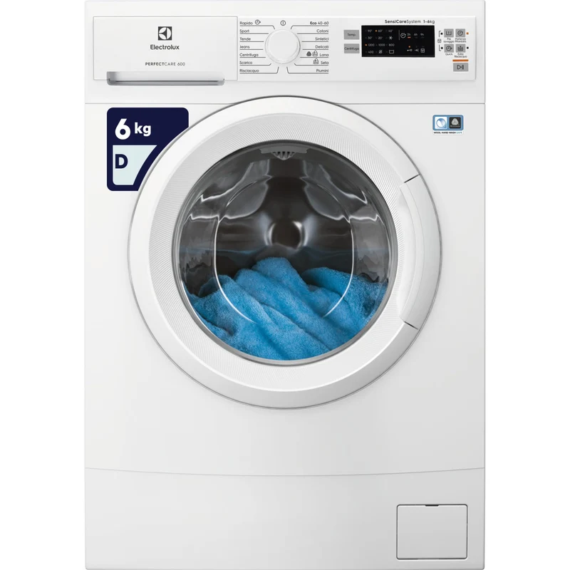 Electrolux Lavatrice Carica Frontale EW6S526I 6kg Classe D Bianco 1151 rpm