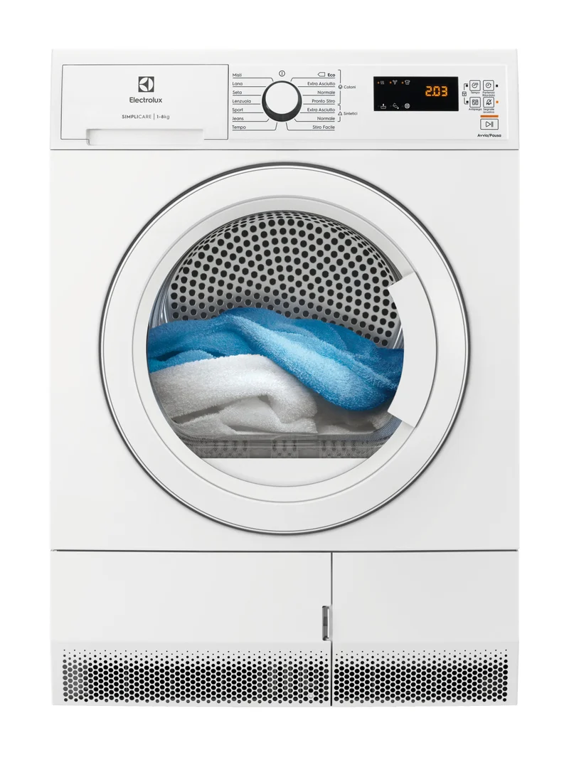 Electrolux EDH4284TOW Asciugatrice 8kg Pompa di Calore A++ Caricamento Frontale Bianco