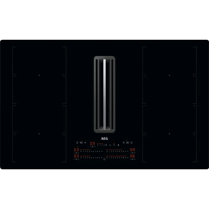 AEG Piano cottura a induzione CDE84773CB 4 fornelli 83 cm da incasso nero