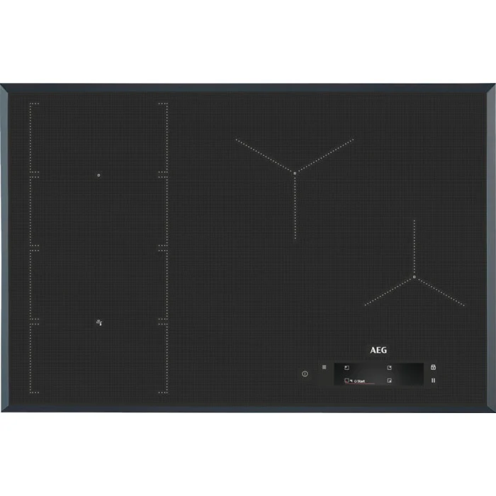 AEG IAE84853FB Piano cottura induzione 78cm 4 fornelli nero da incasso touch
