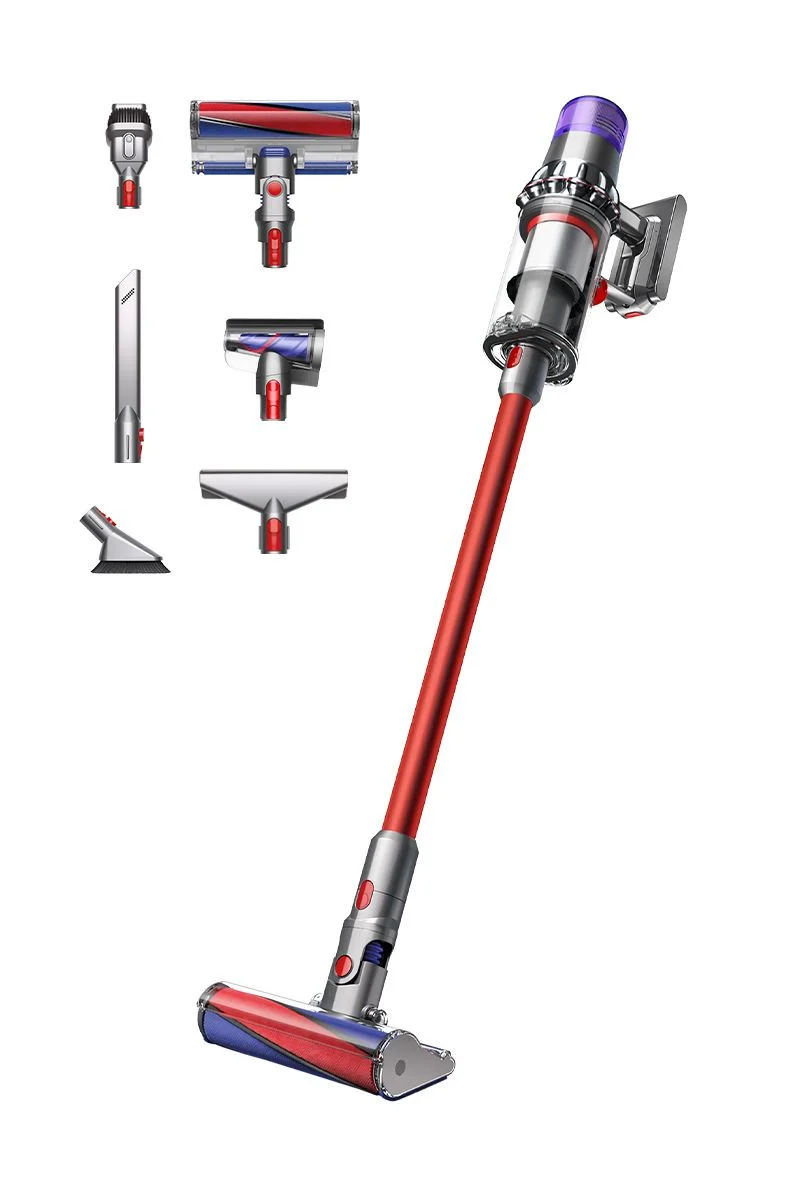 Dyson V11 Fluffy aspirapolvere senza filo Nichel Rosso Senza sacchetto