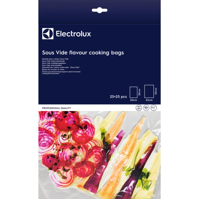 Electrolux SousVide 50 Sacchetti Sottovuoto Trasparenti per Congelatore E3OS1