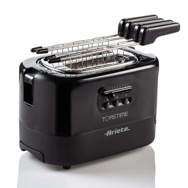 Ariete Tostapane Toastime 159 Nero 2 Fette 9 Livelli Doratura 700W