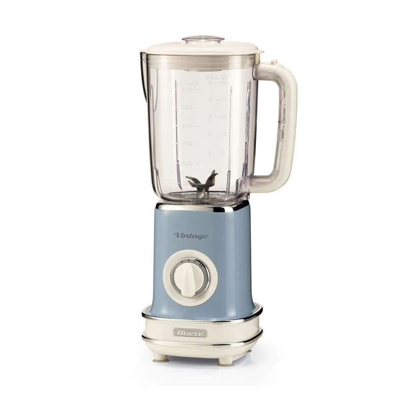 Ariete 568 Frullatore 1,5L 500W 2 Velocità Pulse Tritaghiaccio Celeste