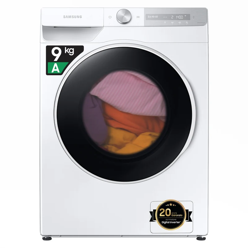 Samsung WW90T734DWH/S3 lavatrice Ultrawash 9 kg Classe A 1400 giri/min